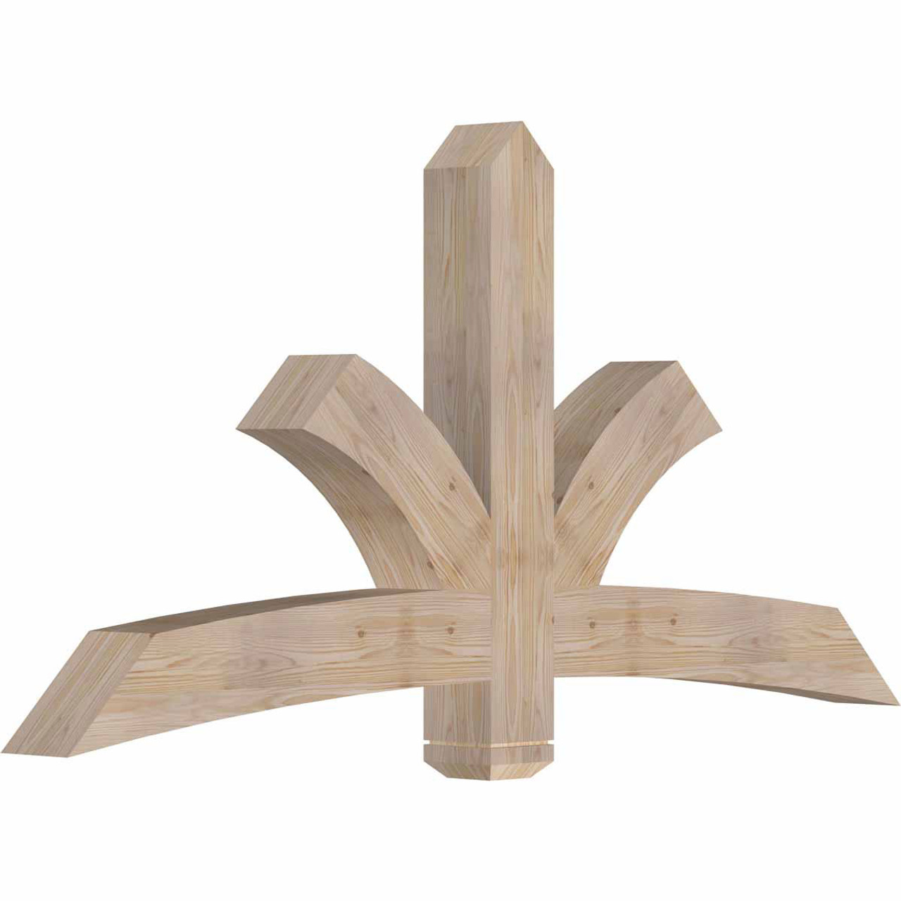 12/12 Pitch Davenport Smooth Timber Gable Bracket GBW072X36X0606DAV00SDF