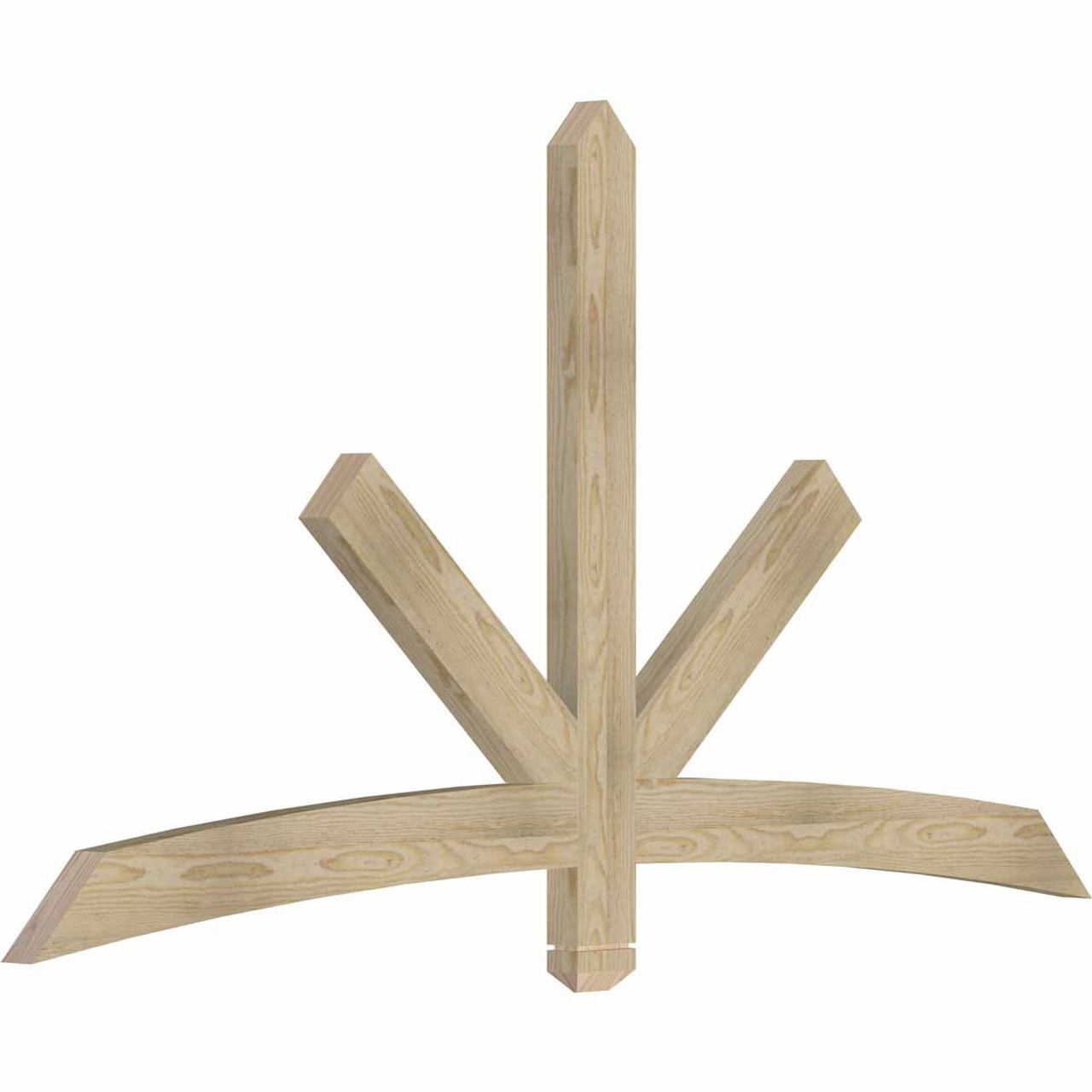 13/12 Pitch Alberta Rough Sawn Timber Gable Bracket GBW072X39X0204ALB00RDF