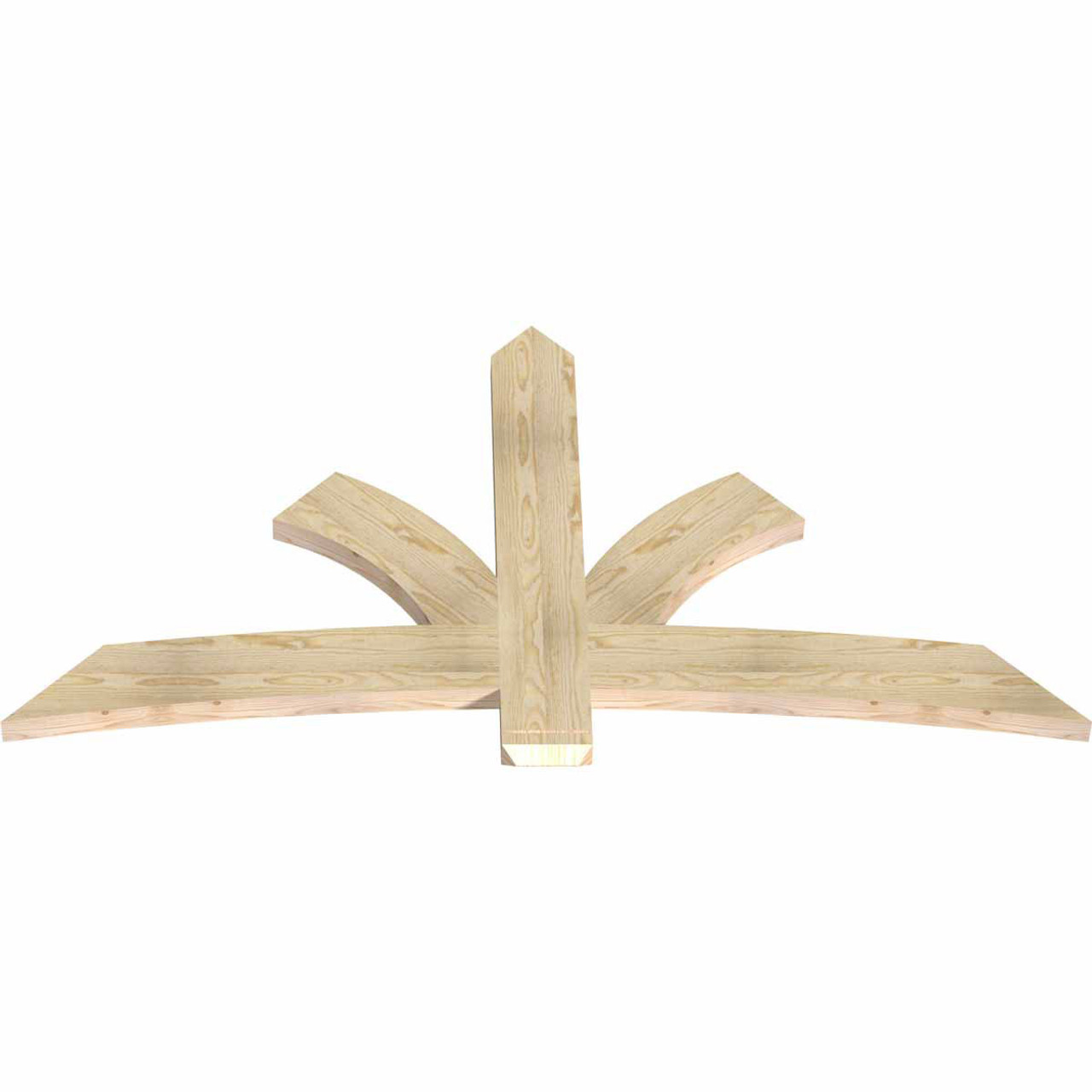 13/12 Pitch Davenport Rough Sawn Timber Gable Bracket GBW072X39X0206DAV00RDF