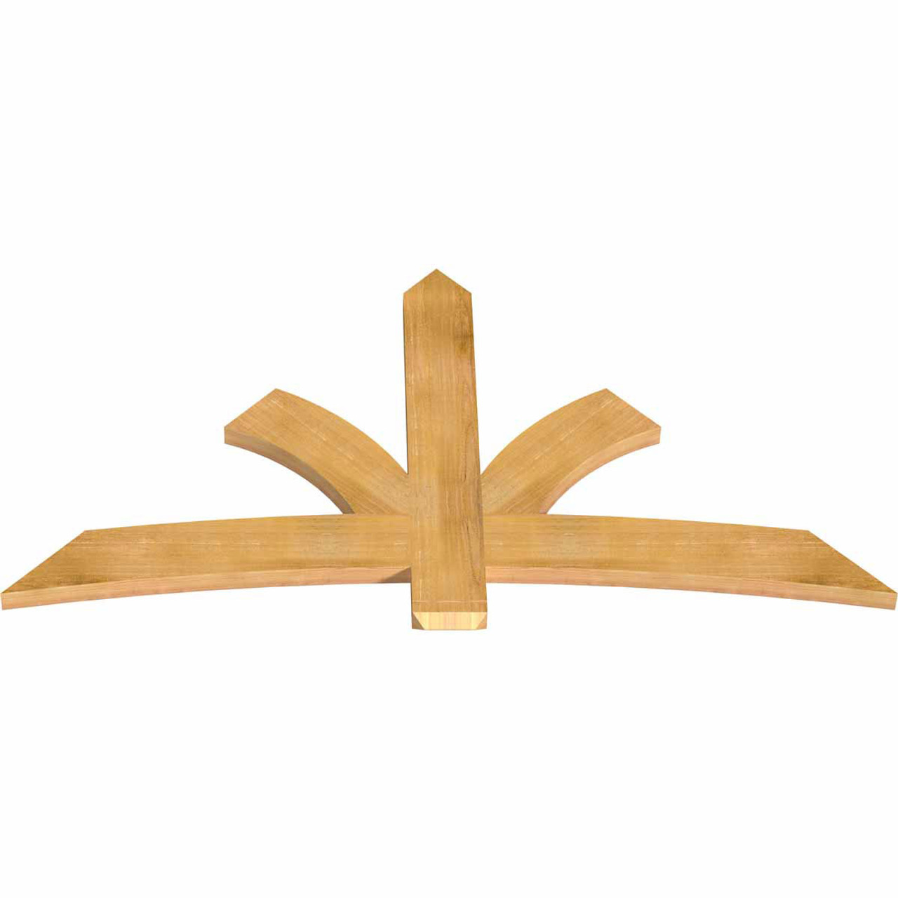 13/12 Pitch Davenport Rough Sawn Timber Gable Bracket GBW072X39X0206DAV00RWR