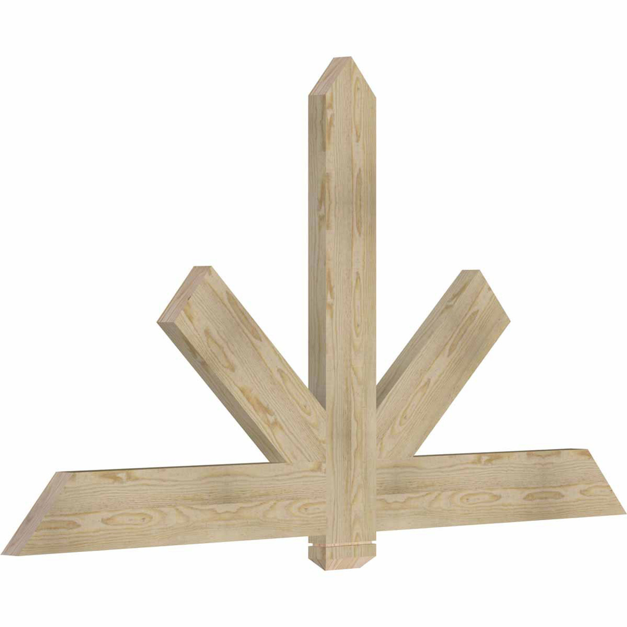 13/12 Pitch Kennewick Rough Sawn Timber Gable Bracket GBW072X39X0206KEN00RDF