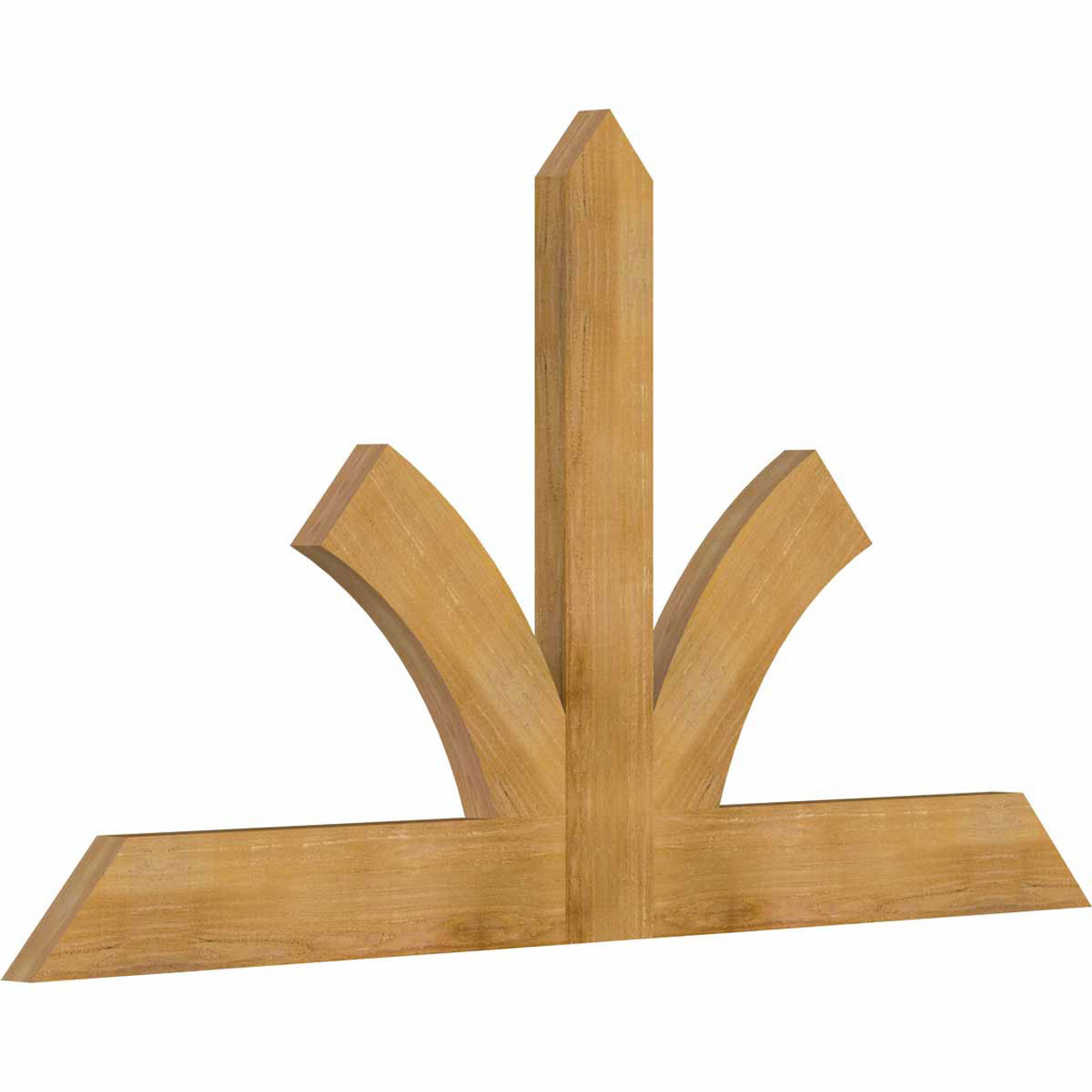 13/12 Pitch Richland Rough Sawn Timber Gable Bracket GBW072X39X0206RIC00RWR