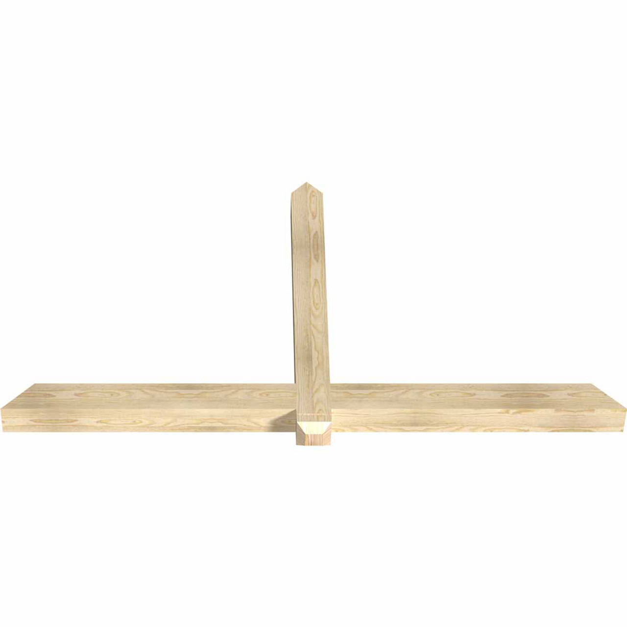 13/12 Pitch Eugene Rough Sawn Timber Gable Bracket GBW072X39X0404EUG00RDF