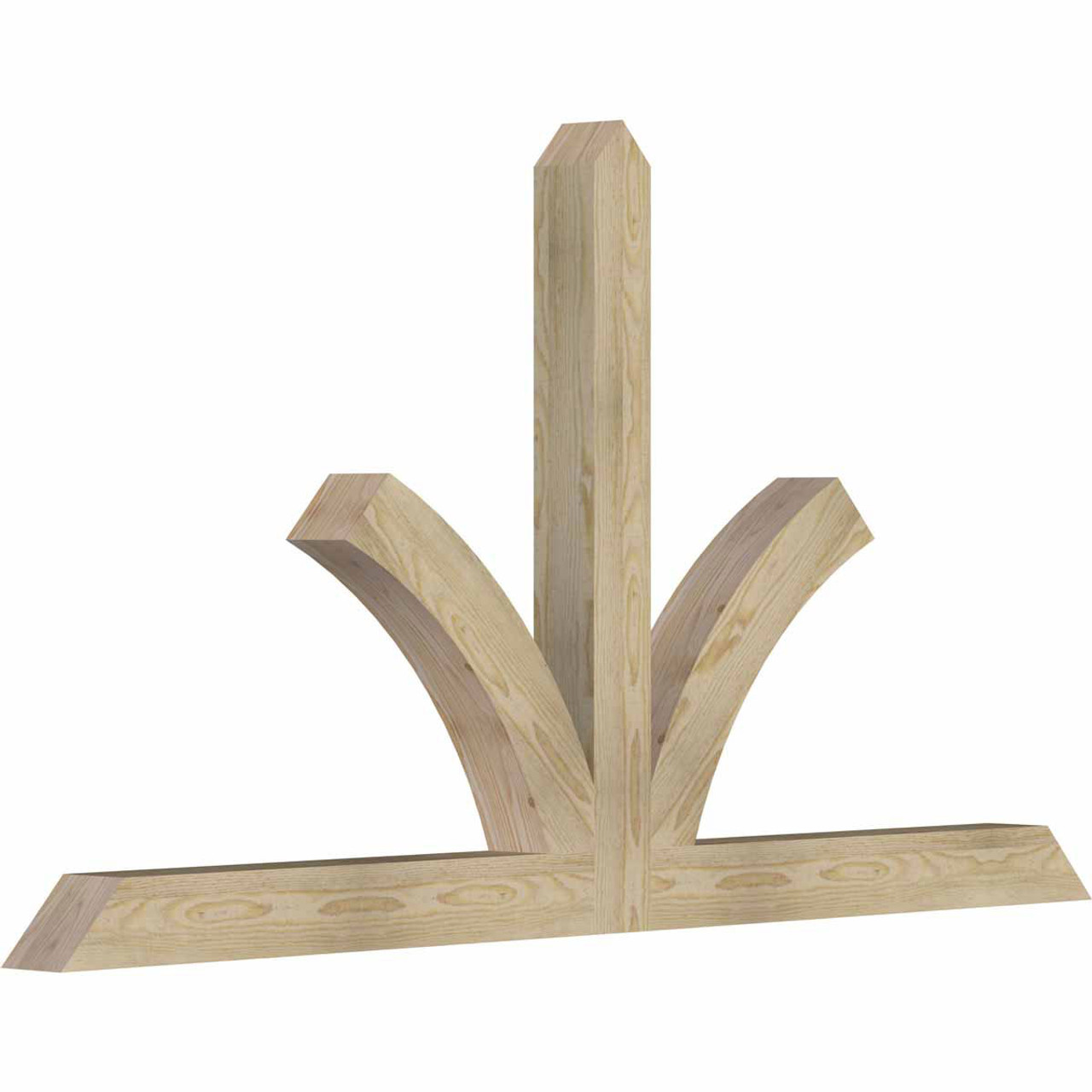 13/12 Pitch Richland Rough Sawn Timber Gable Bracket GBW072X39X0404RIC00RDF