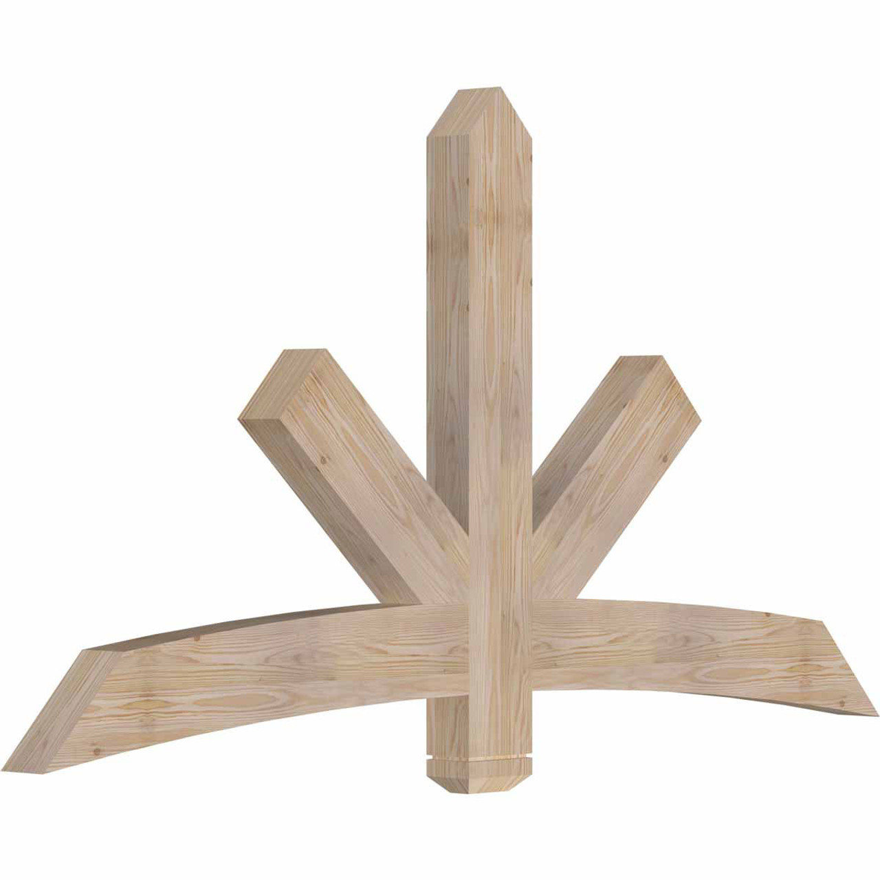 13/12 Pitch Alberta Smooth Timber Gable Bracket GBW072X39X0406ALB00SDF