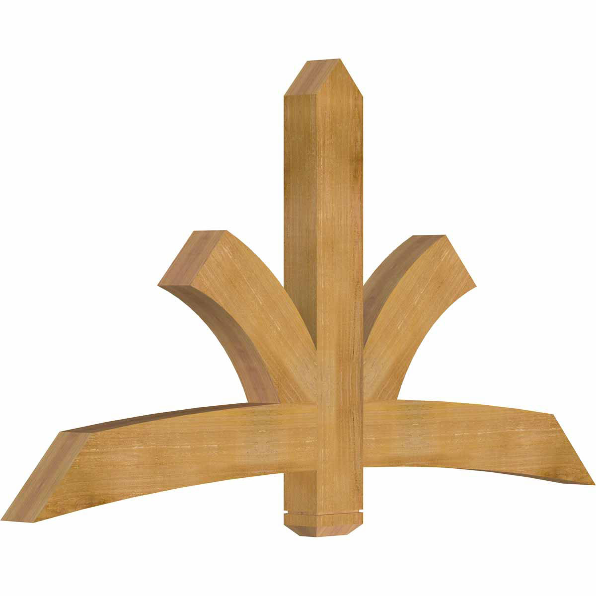 13/12 Pitch Davenport Rough Sawn Timber Gable Bracket GBW072X39X0406DAV00RWR