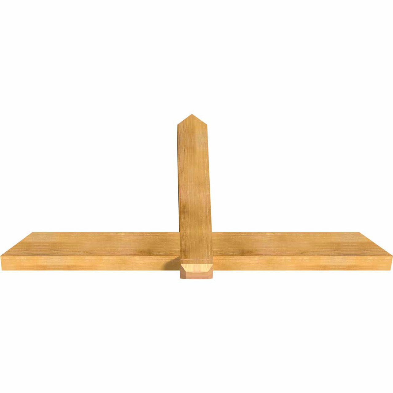 13/12 Pitch Eugene Rough Sawn Timber Gable Bracket GBW072X39X0406EUG00RWR