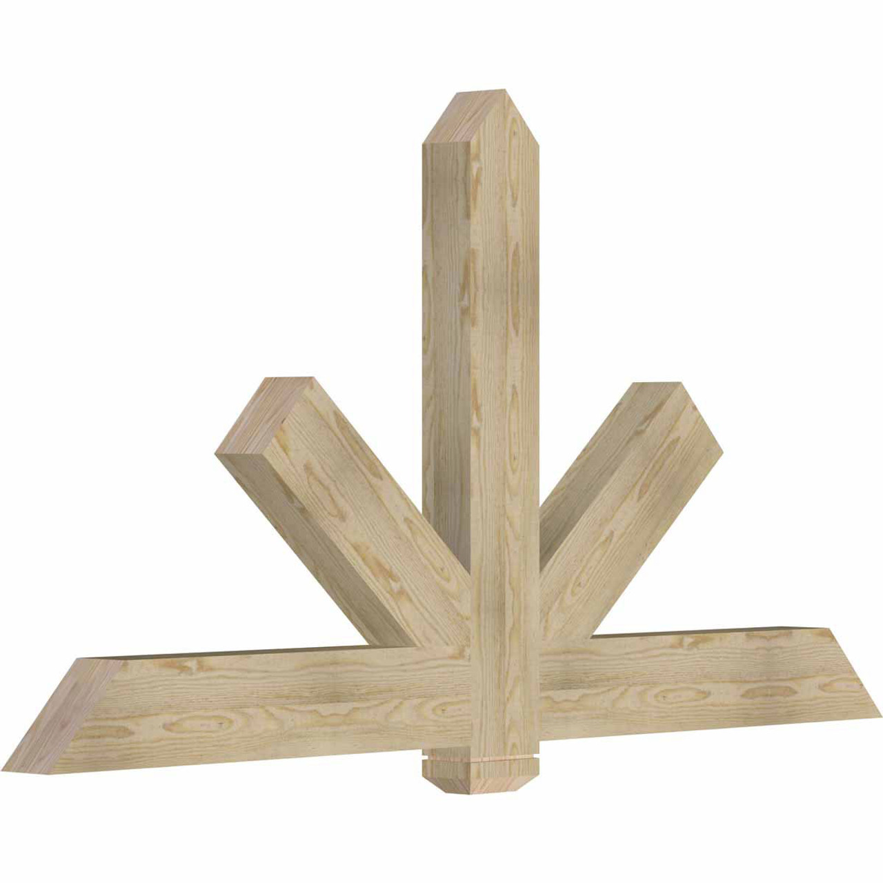 13/12 Pitch Kennewick Rough Sawn Timber Gable Bracket GBW072X39X0406KEN00RDF