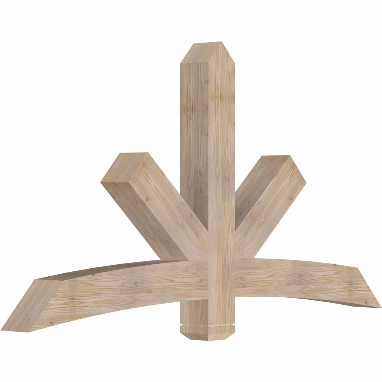 13/12 Pitch Alberta Smooth Timber Gable Bracket GBW072X39X0606ALB00SDF