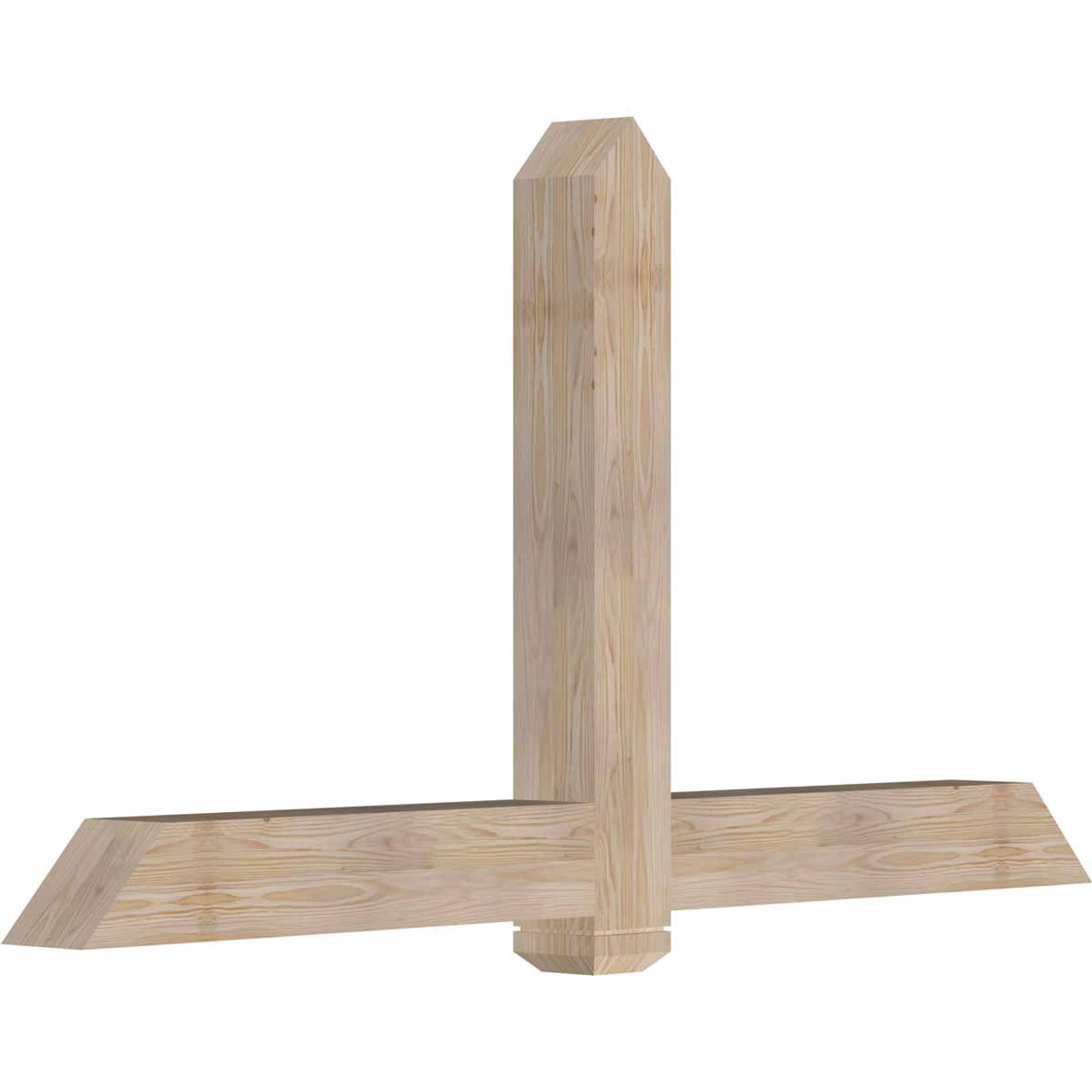 13/12 Pitch Eugene Smooth Timber Gable Bracket GBW072X39X0606EUG00SDF