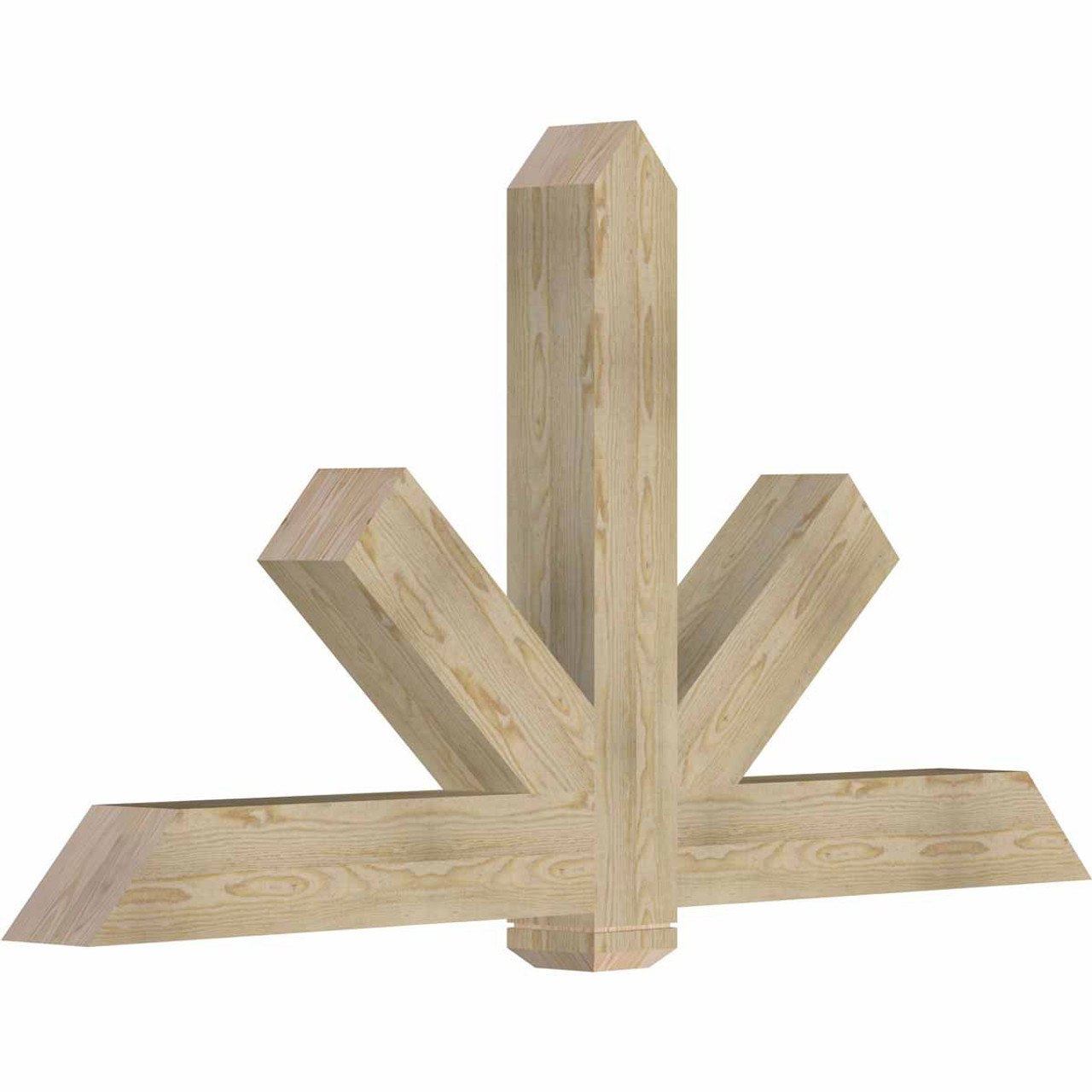 13/12 Pitch Kennewick Rough Sawn Timber Gable Bracket GBW072X39X0606KEN00RDF