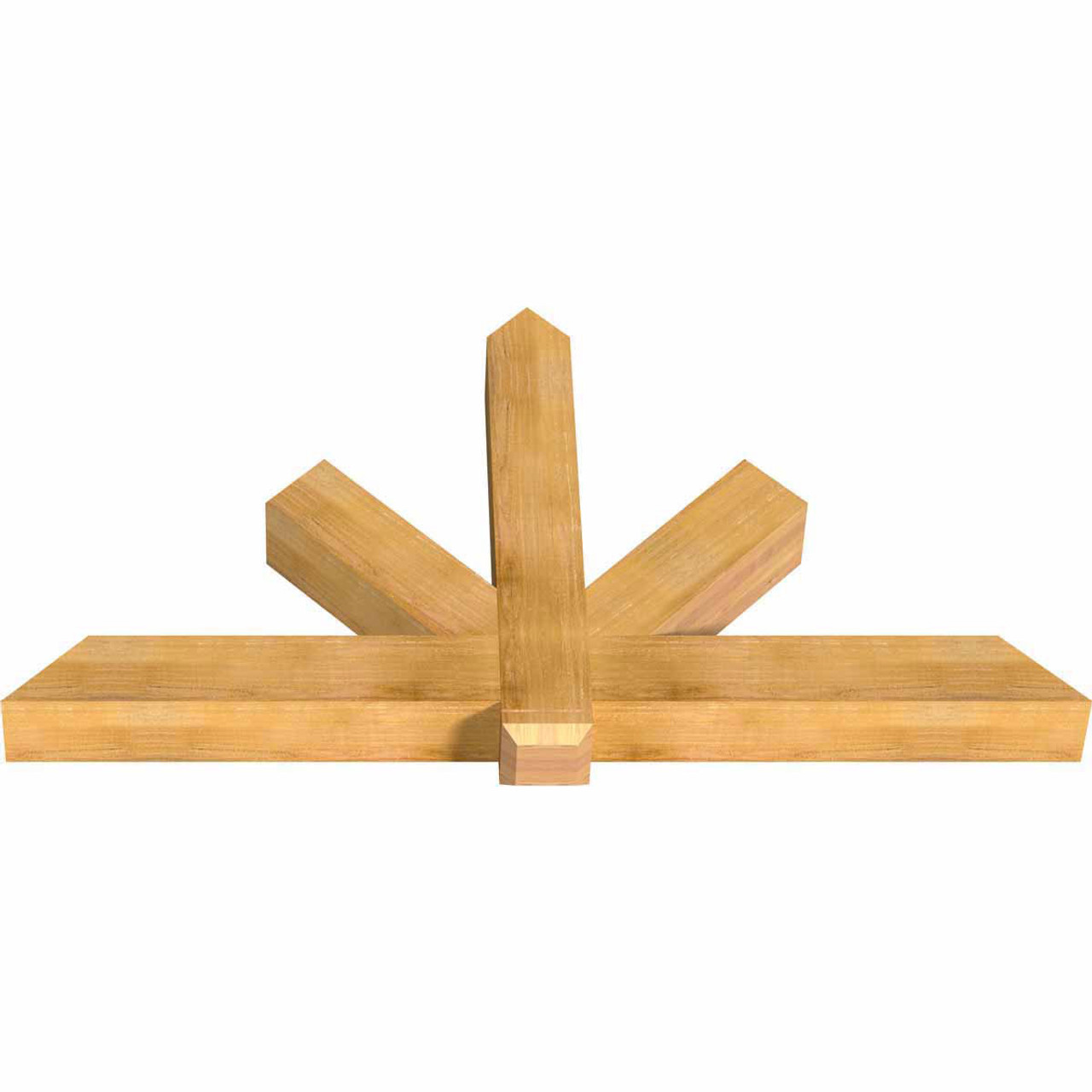 13/12 Pitch Kennewick Rough Sawn Timber Gable Bracket GBW072X39X0606KEN00RWR