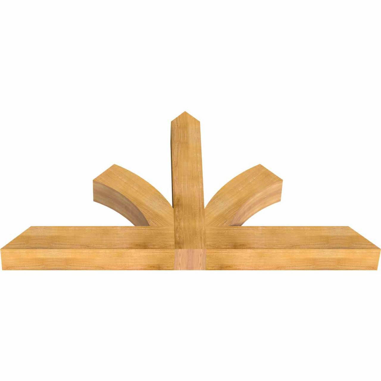 13/12 Pitch Richland Rough Sawn Timber Gable Bracket GBW072X39X0606RIC00RWR