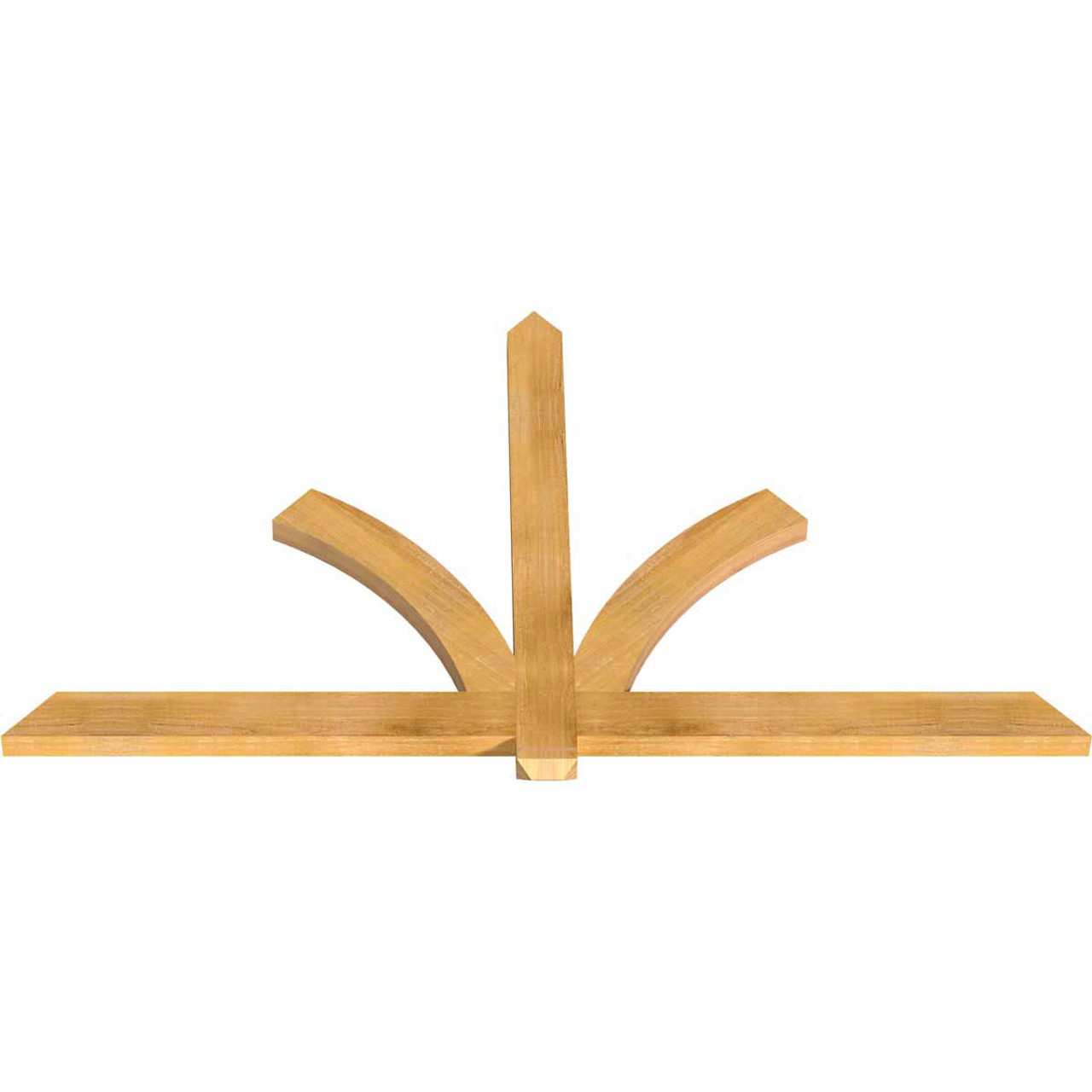 14/12 Pitch Redmond Rough Sawn Timber Gable Bracket GBW072X42X0204RED00RWR