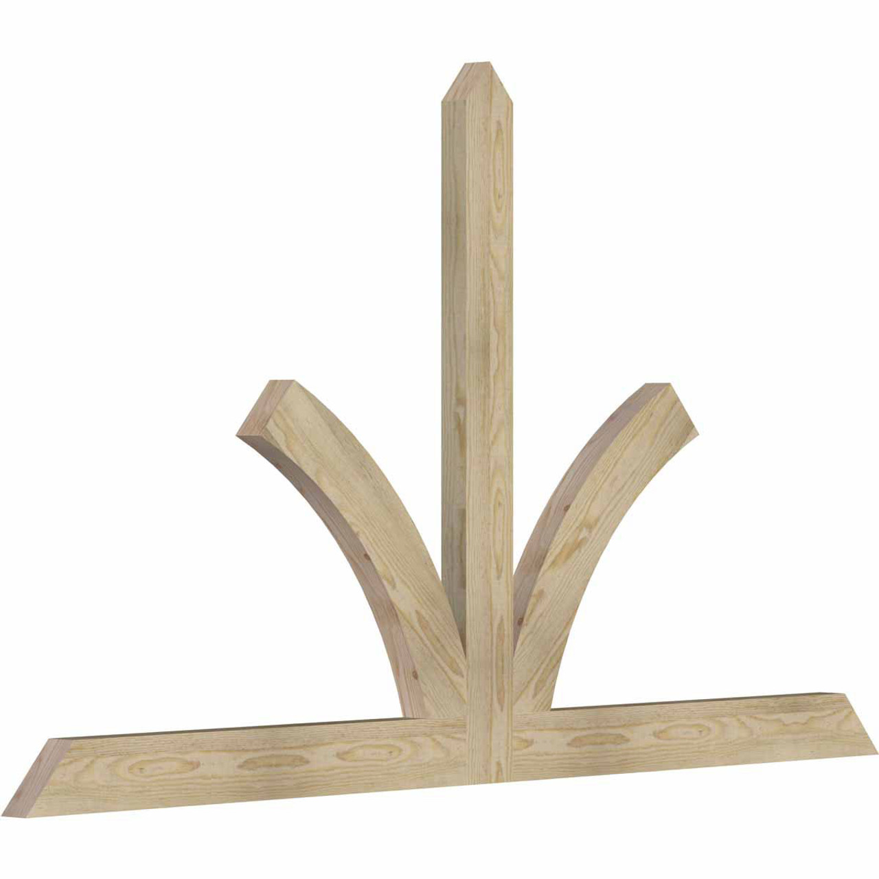 14/12 Pitch Richland Rough Sawn Timber Gable Bracket GBW072X42X0204RIC00RDF