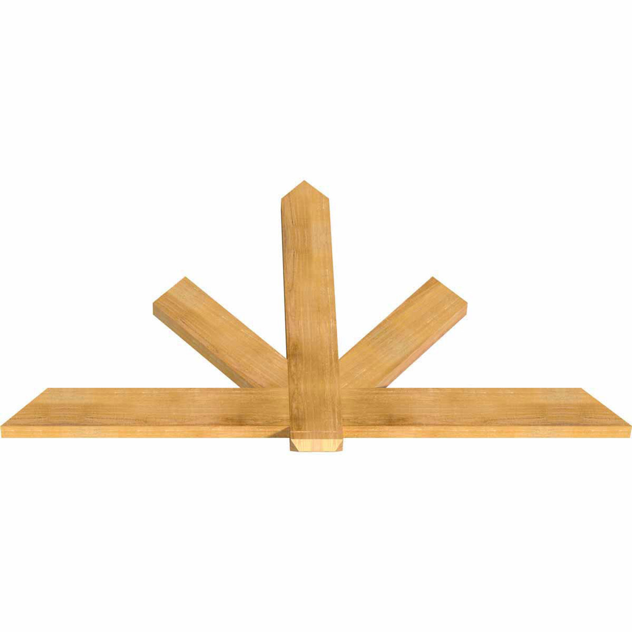 14/12 Pitch Kennewick Rough Sawn Timber Gable Bracket GBW072X42X0206KEN00RWR