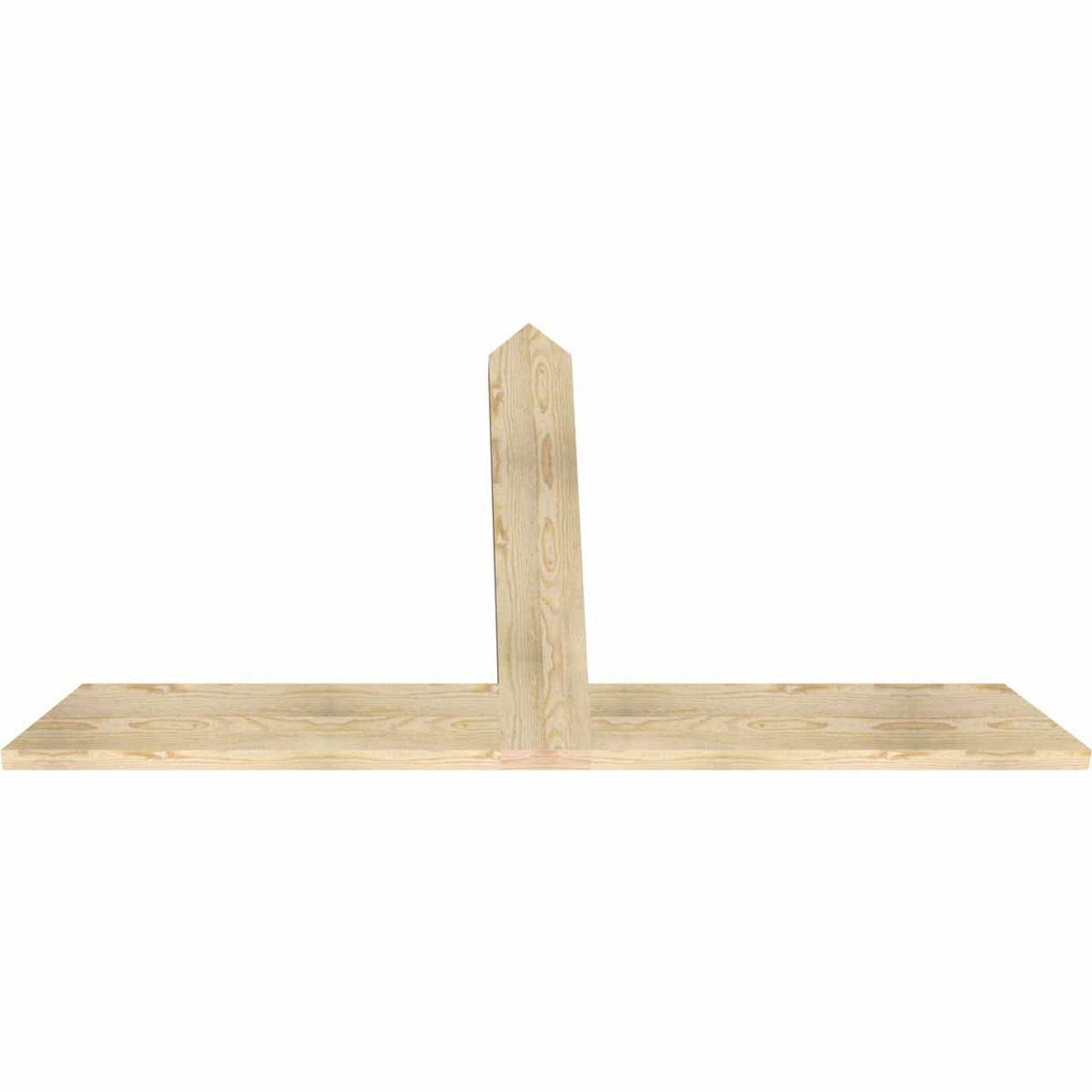 14/12 Pitch Portland Rough Sawn Timber Gable Bracket GBW072X42X0206POR00RDF