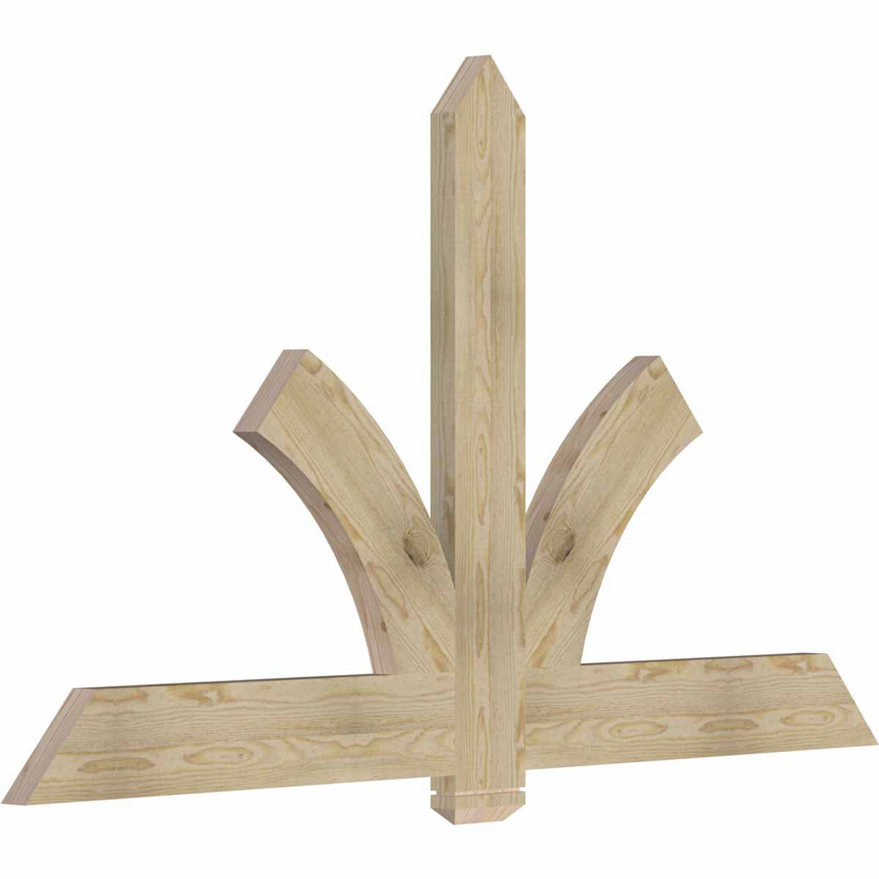 14/12 Pitch Redmond Rough Sawn Timber Gable Bracket GBW072X42X0206RED00RDF