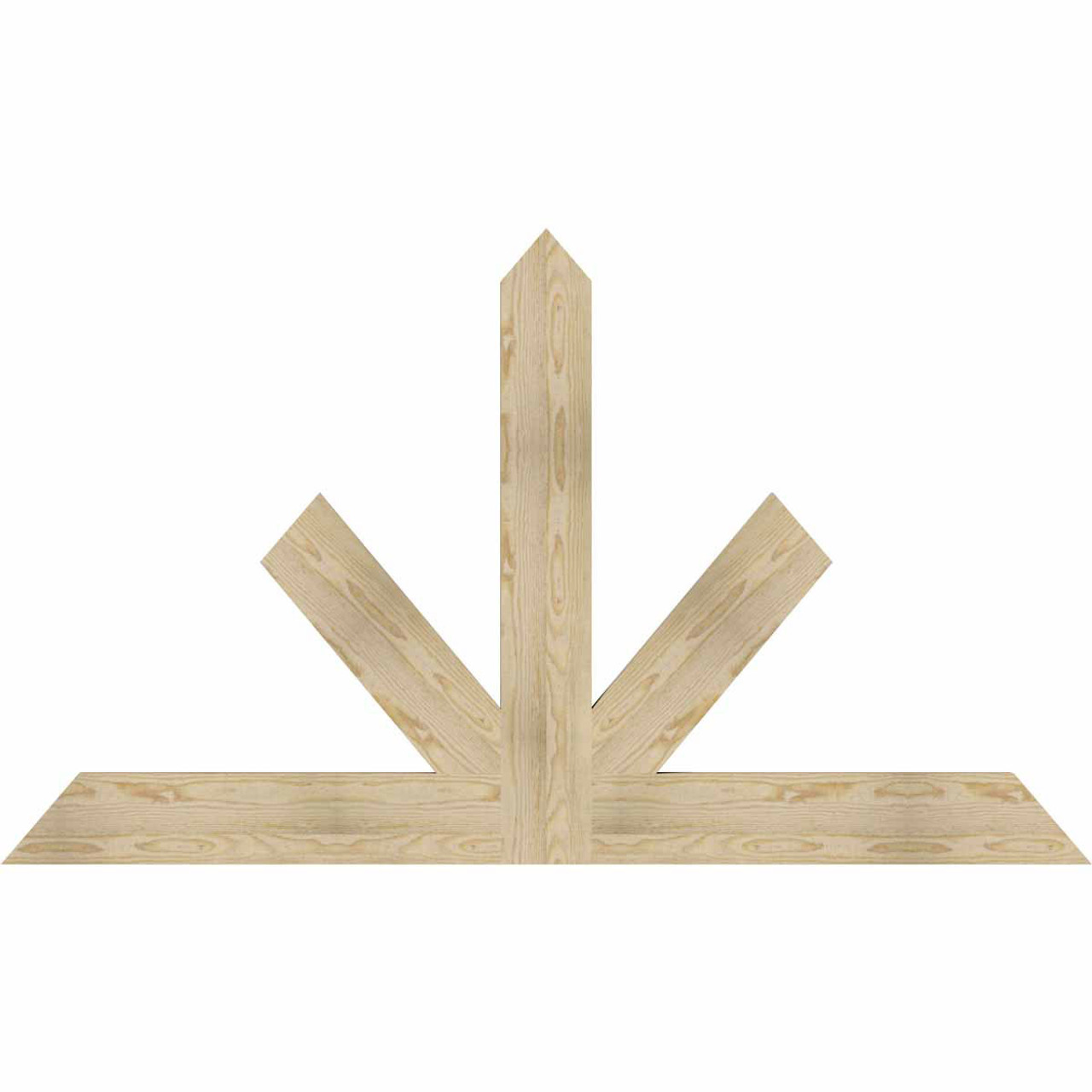 14/12 Pitch Saratoga Rough Sawn Timber Gable Bracket GBW072X42X0206SAR00RDF