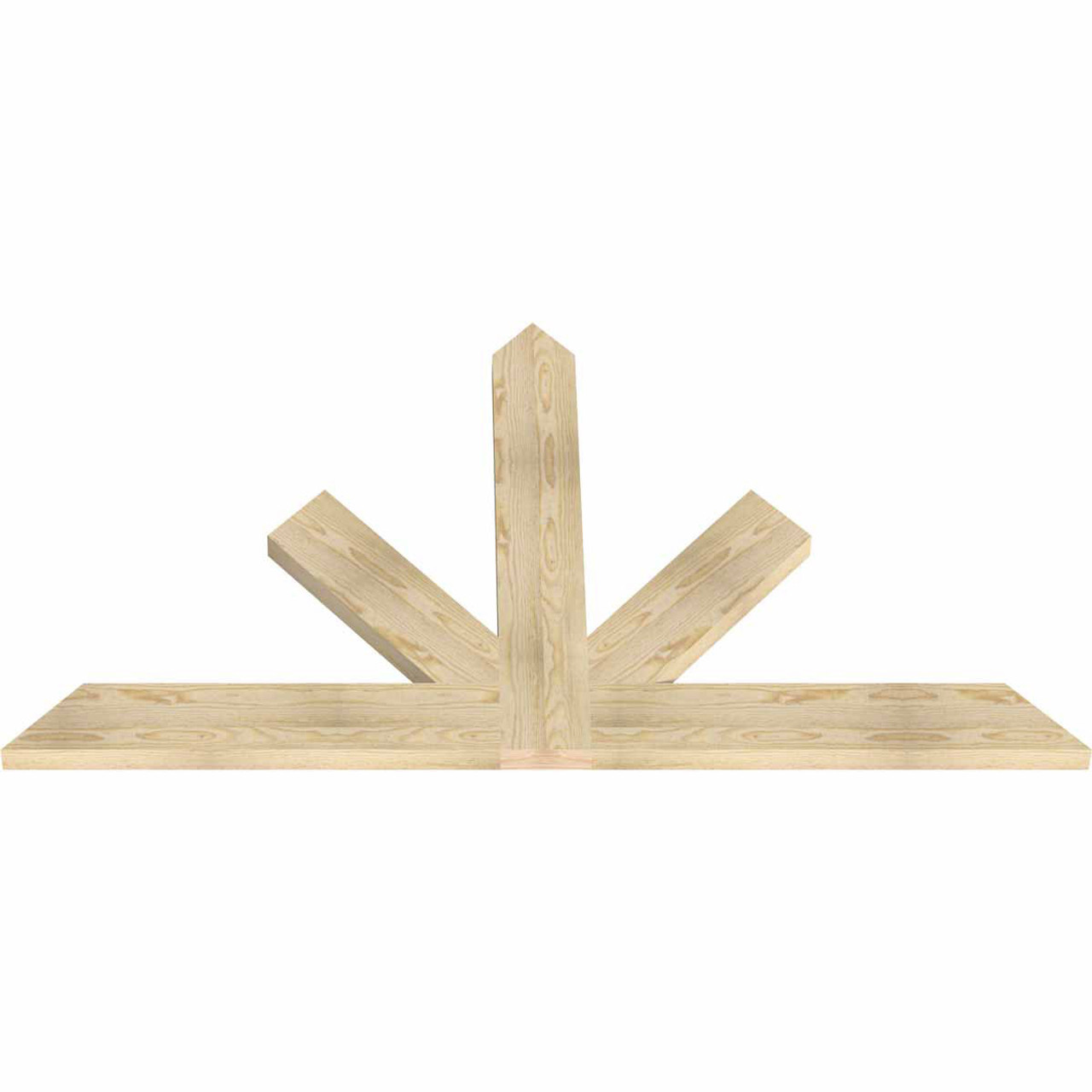 14/12 Pitch Saratoga Rough Sawn Timber Gable Bracket GBW072X42X0206SAR00RDF