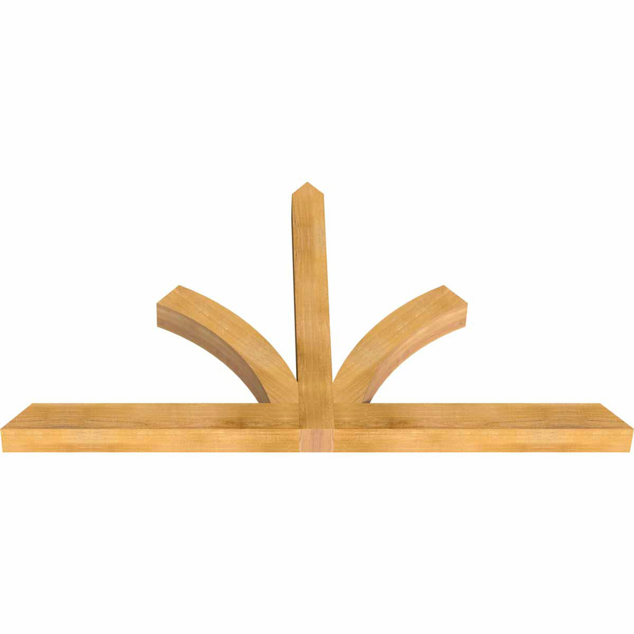 14/12 Pitch Richland Rough Sawn Timber Gable Bracket GBW072X42X0404RIC00RWR