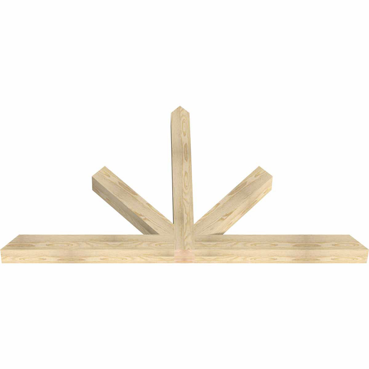 14/12 Pitch Saratoga Rough Sawn Timber Gable Bracket GBW072X42X0404SAR00RDF