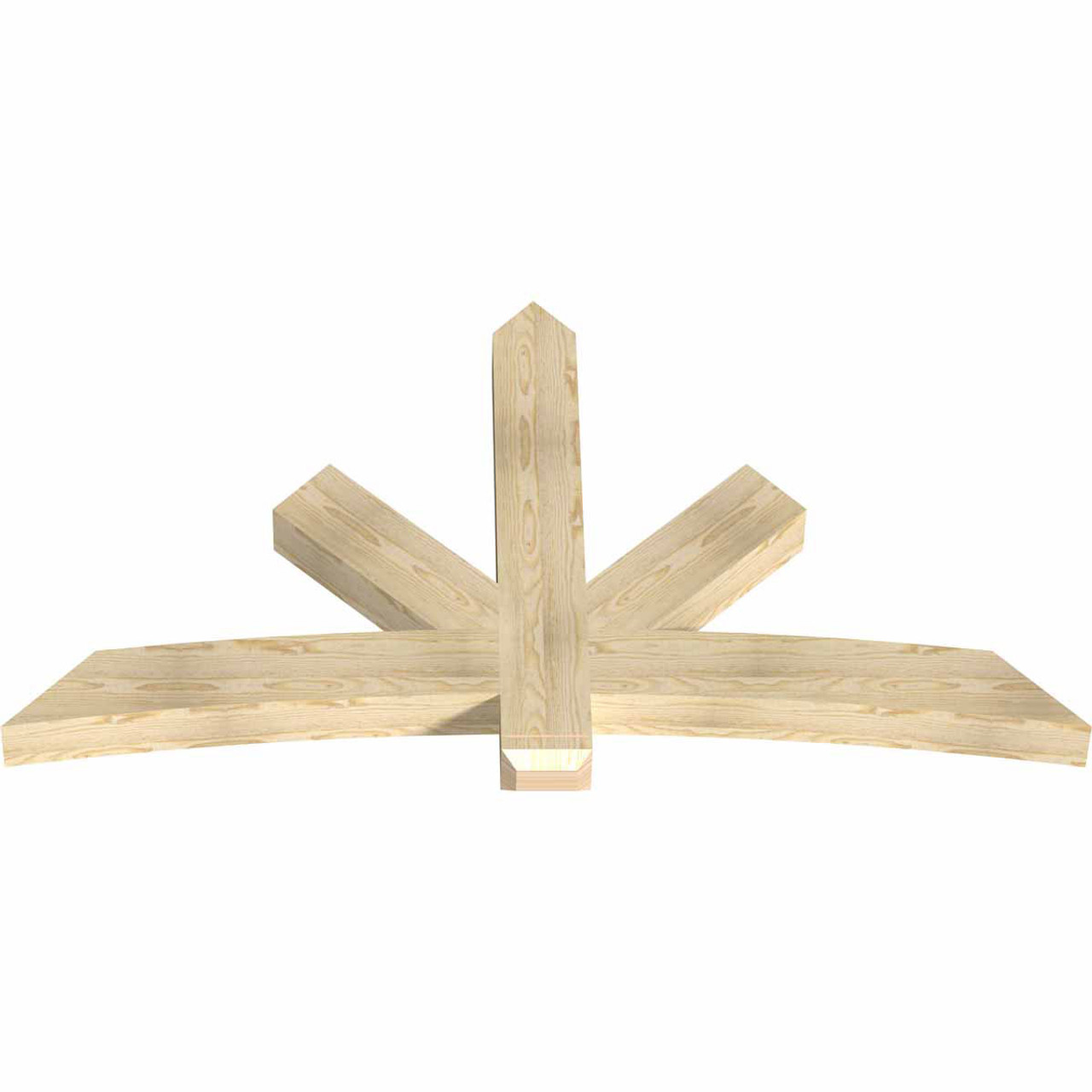 14/12 Pitch Alberta Rough Sawn Timber Gable Bracket GBW072X42X0406ALB00RDF