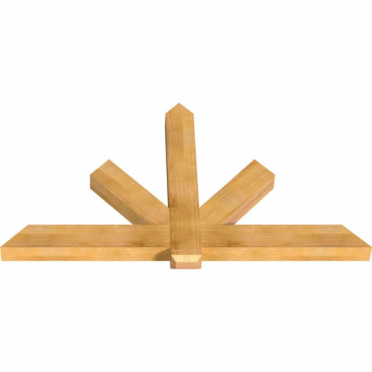 14/12 Pitch Kennewick Rough Sawn Timber Gable Bracket GBW072X42X0406KEN00RWR