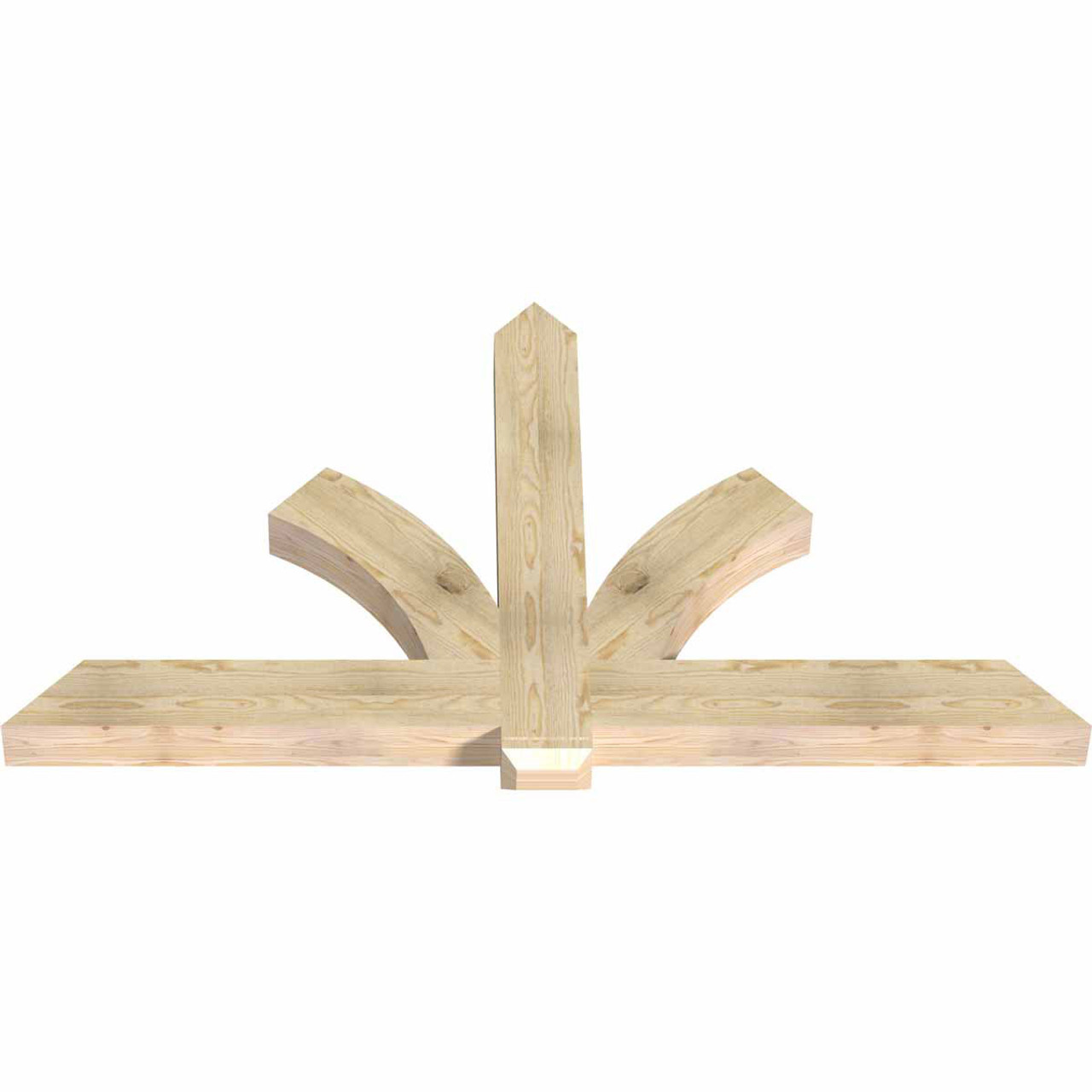 14/12 Pitch Redmond Rough Sawn Timber Gable Bracket GBW072X42X0406RED00RDF