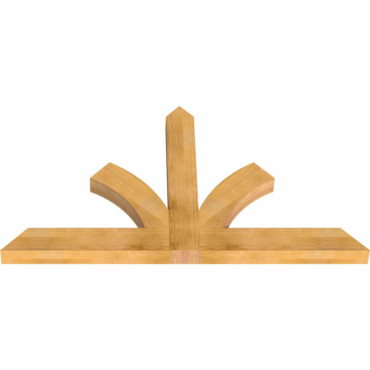 14/12 Pitch Richland Rough Sawn Timber Gable Bracket GBW072X42X0406RIC00RWR