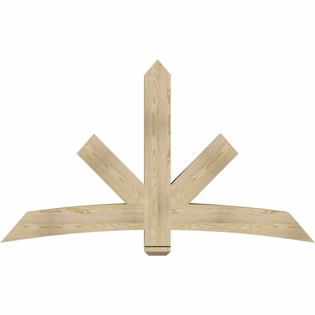 14/12 Pitch Alberta Rough Sawn Timber Gable Bracket GBW072X42X0606ALB00RDF