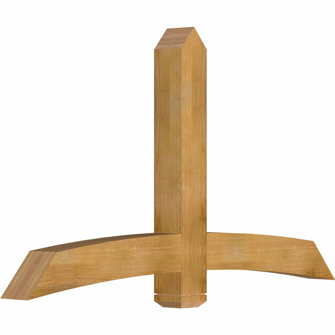 14/12 Pitch Bellingham Rough Sawn Timber Gable Bracket GBW072X42X0606BEL00RWR