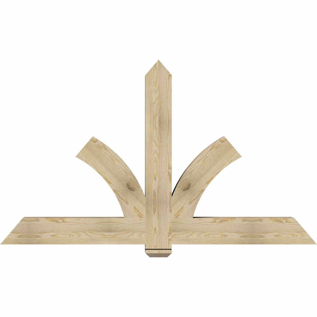 14/12 Pitch Redmond Rough Sawn Timber Gable Bracket GBW072X42X0606RED00RDF