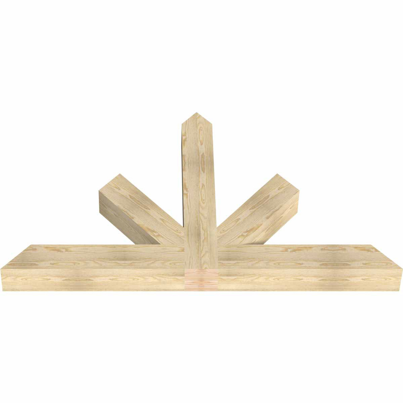 14/12 Pitch Saratoga Rough Sawn Timber Gable Bracket GBW072X42X0606SAR00RDF