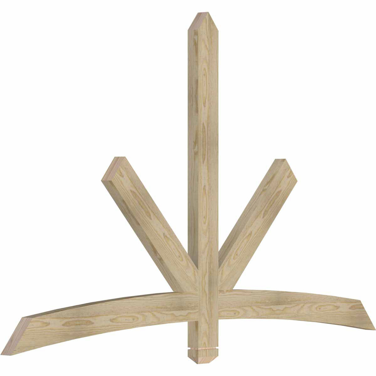 15/12 Pitch Alberta Rough Sawn Timber Gable Bracket GBW072X45X0204ALB00RDF