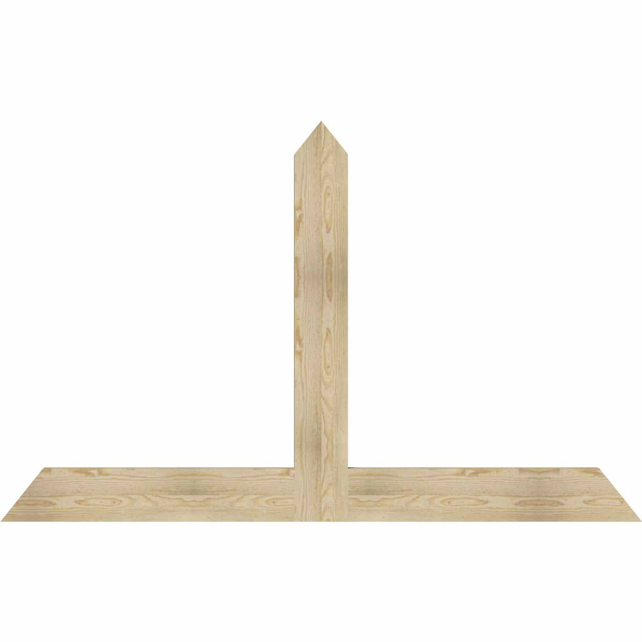 15/12 Pitch Portland Rough Sawn Timber Gable Bracket GBW072X45X0206POR00RDF