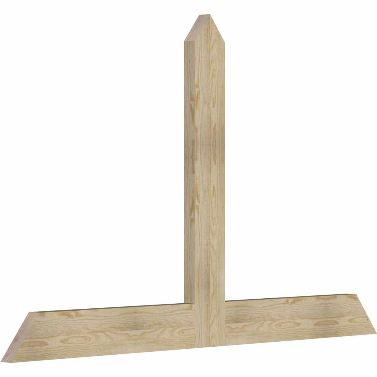 15/12 Pitch Portland Rough Sawn Timber Gable Bracket GBW072X45X0206POR00RDF