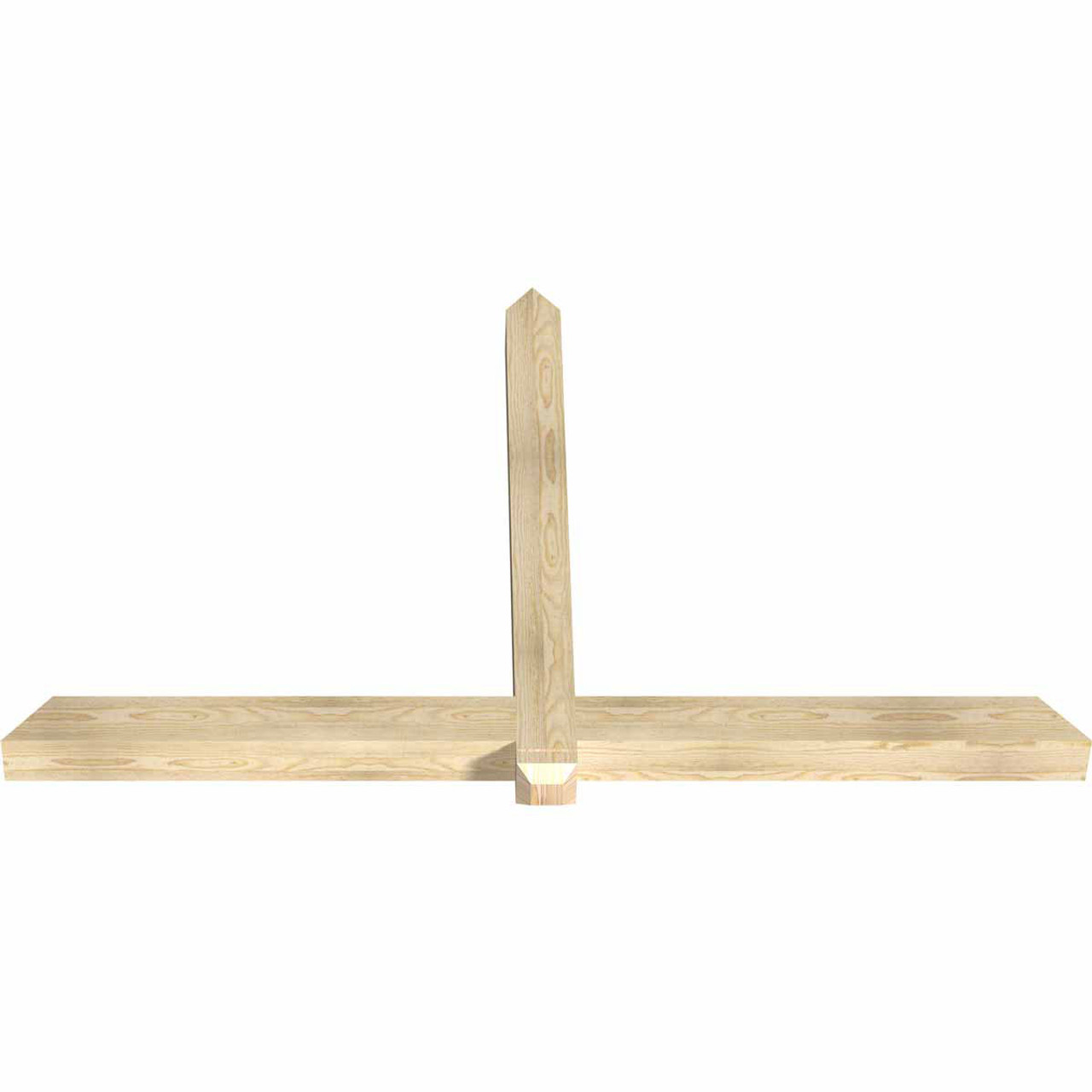 15/12 Pitch Eugene Rough Sawn Timber Gable Bracket GBW072X45X0404EUG00RDF