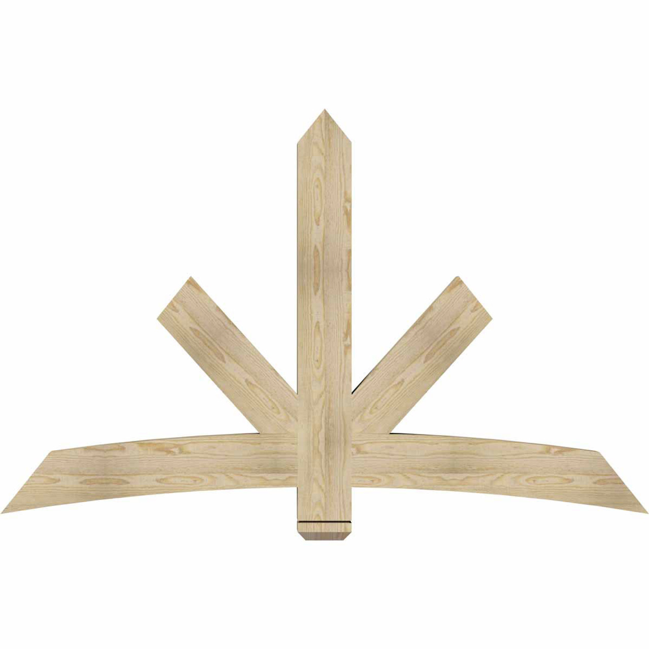 15/12 Pitch Alberta Rough Sawn Timber Gable Bracket GBW072X45X0406ALB00RDF