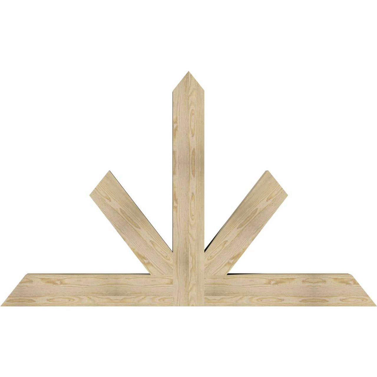 15/12 Pitch Saratoga Rough Sawn Timber Gable Bracket GBW072X45X0606SAR00RDF