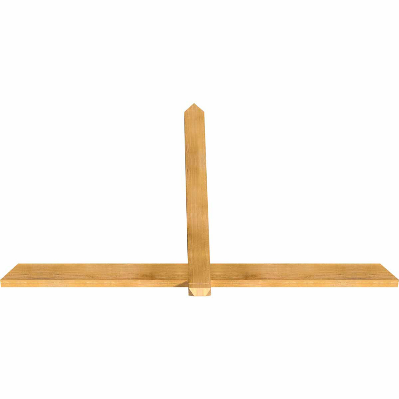 16/12 Pitch Eugene Rough Sawn Timber Gable Bracket GBW072X48X0204EUG00RWR