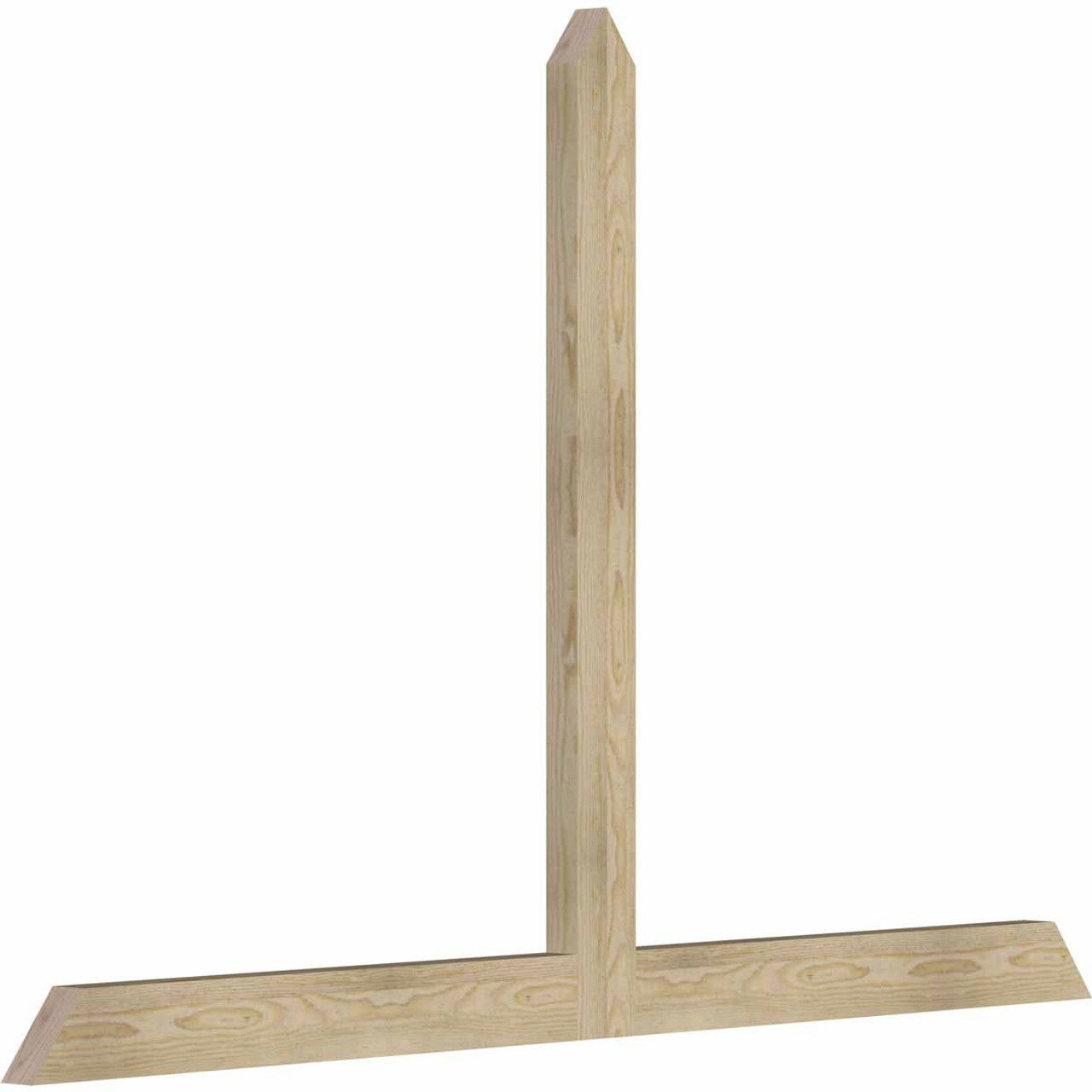 16/12 Pitch Portland Rough Sawn Timber Gable Bracket GBW072X48X0204POR00RDF