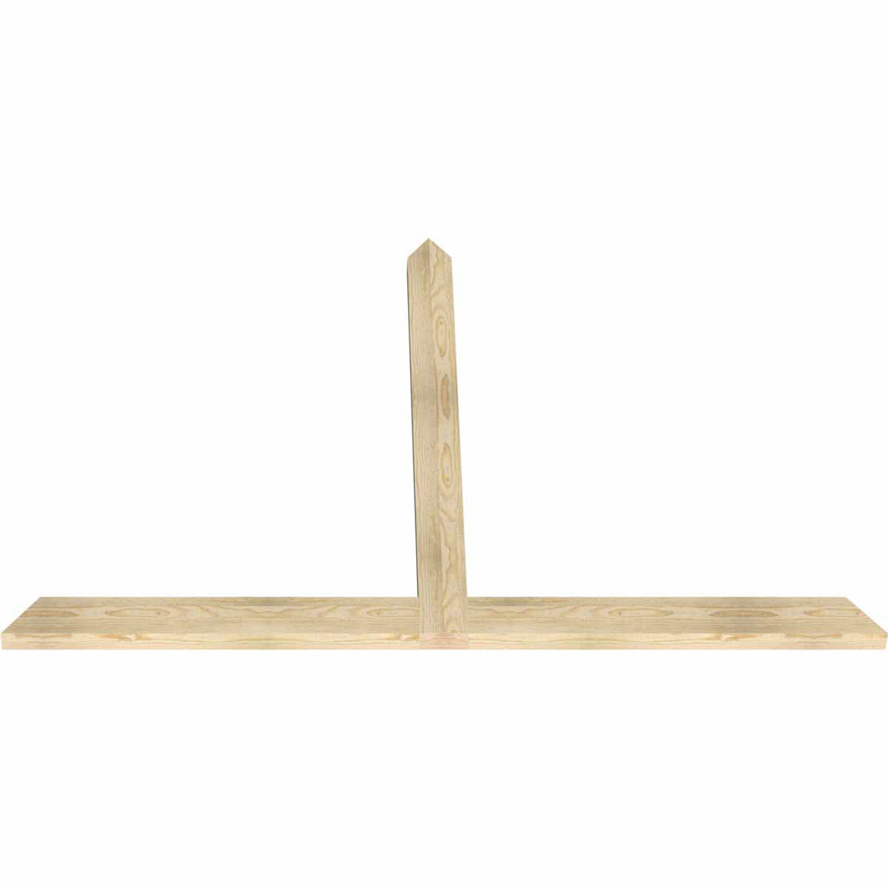 16/12 Pitch Portland Rough Sawn Timber Gable Bracket GBW072X48X0204POR00RDF