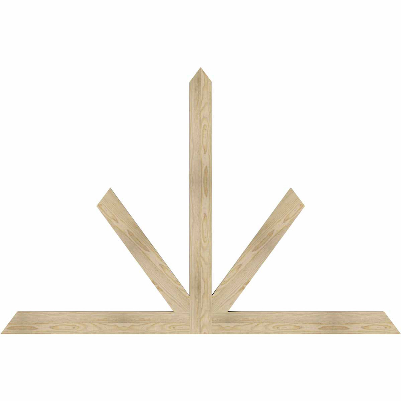 16/12 Pitch Saratoga Rough Sawn Timber Gable Bracket GBW072X48X0204SAR00RDF