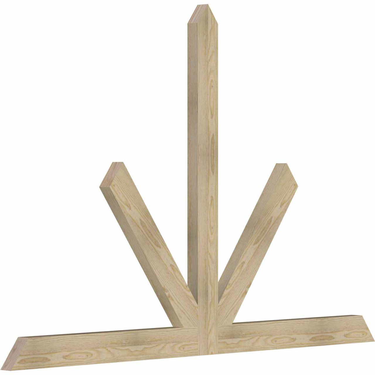 16/12 Pitch Saratoga Rough Sawn Timber Gable Bracket GBW072X48X0204SAR00RDF