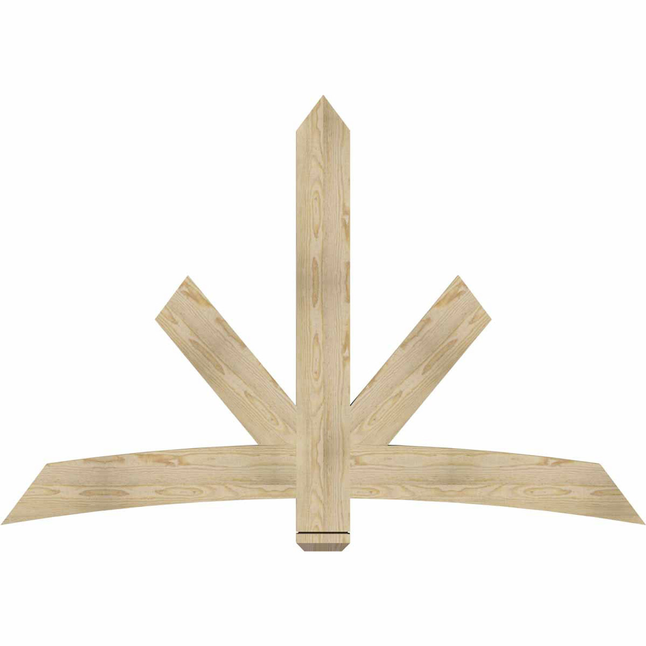 16/12 Pitch Alberta Rough Sawn Timber Gable Bracket GBW072X48X0206ALB00RDF