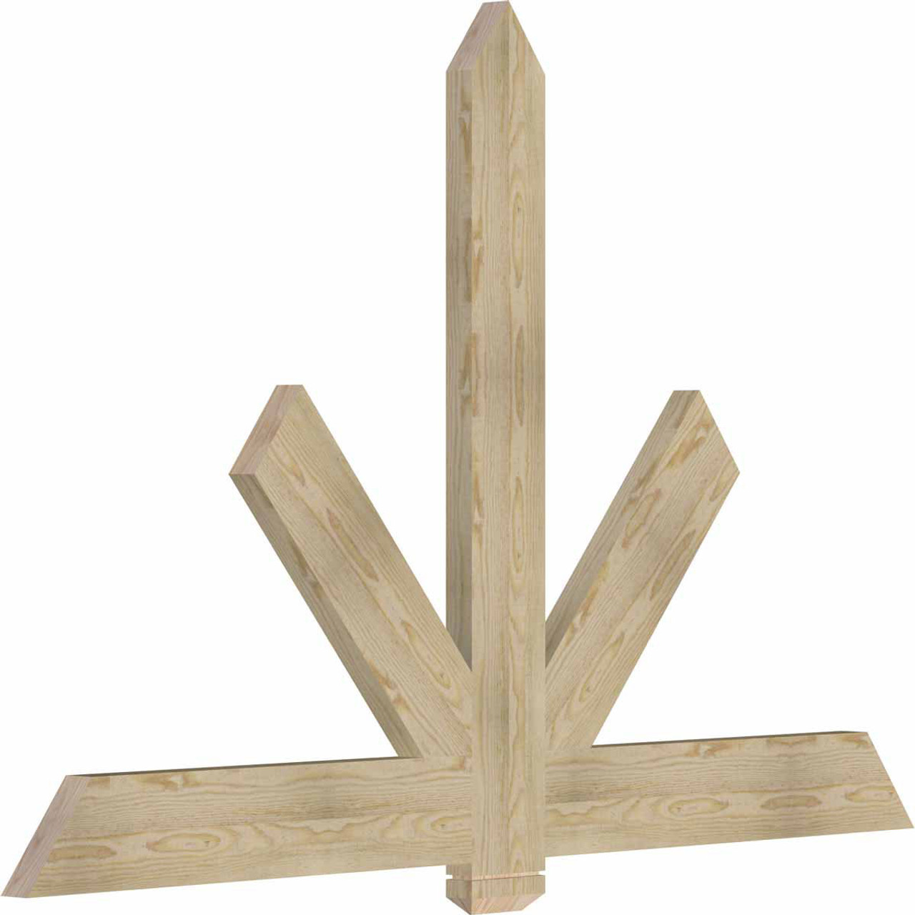 16/12 Pitch Kennewick Rough Sawn Timber Gable Bracket GBW072X48X0206KEN00RDF