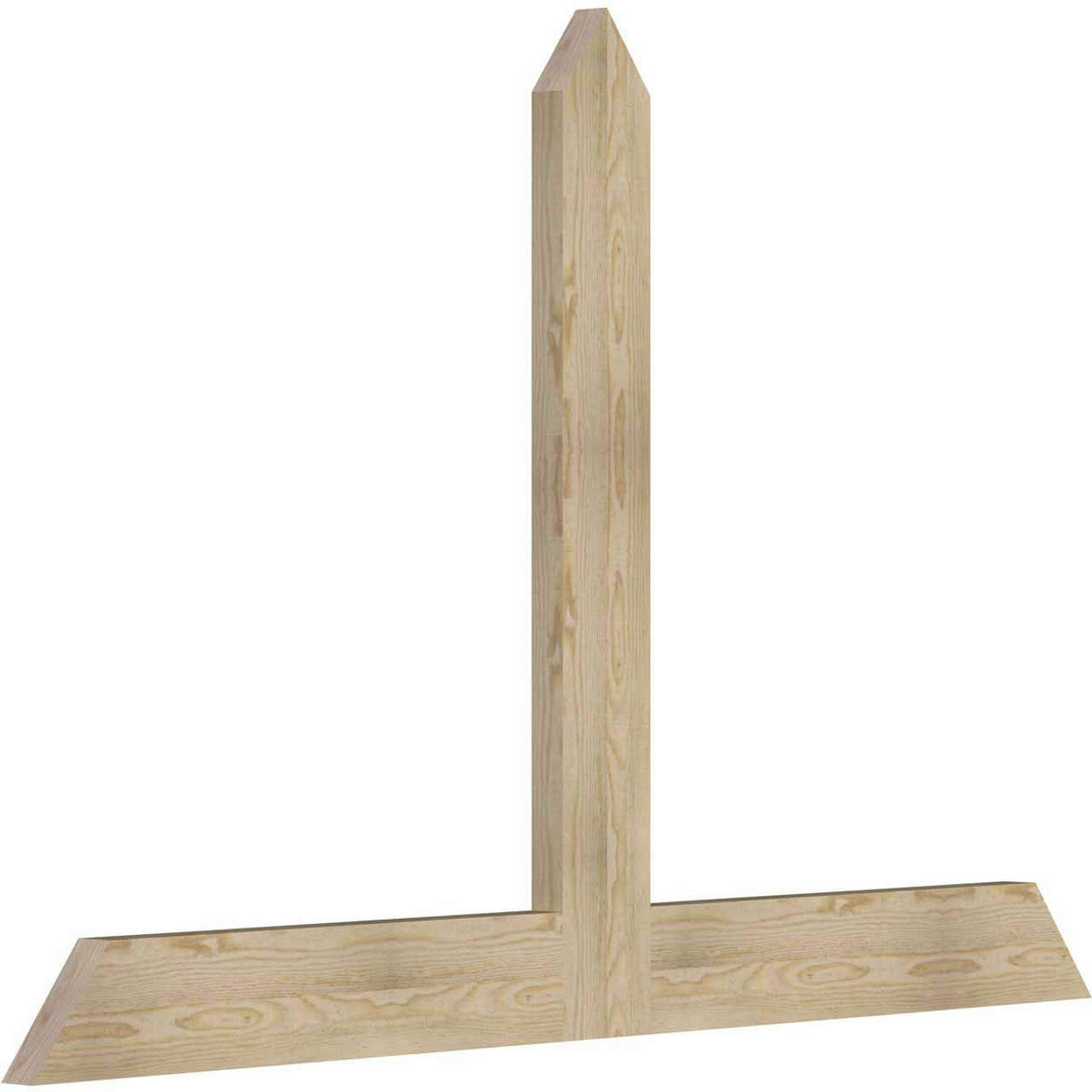 16/12 Pitch Portland Rough Sawn Timber Gable Bracket GBW072X48X0206POR00RDF