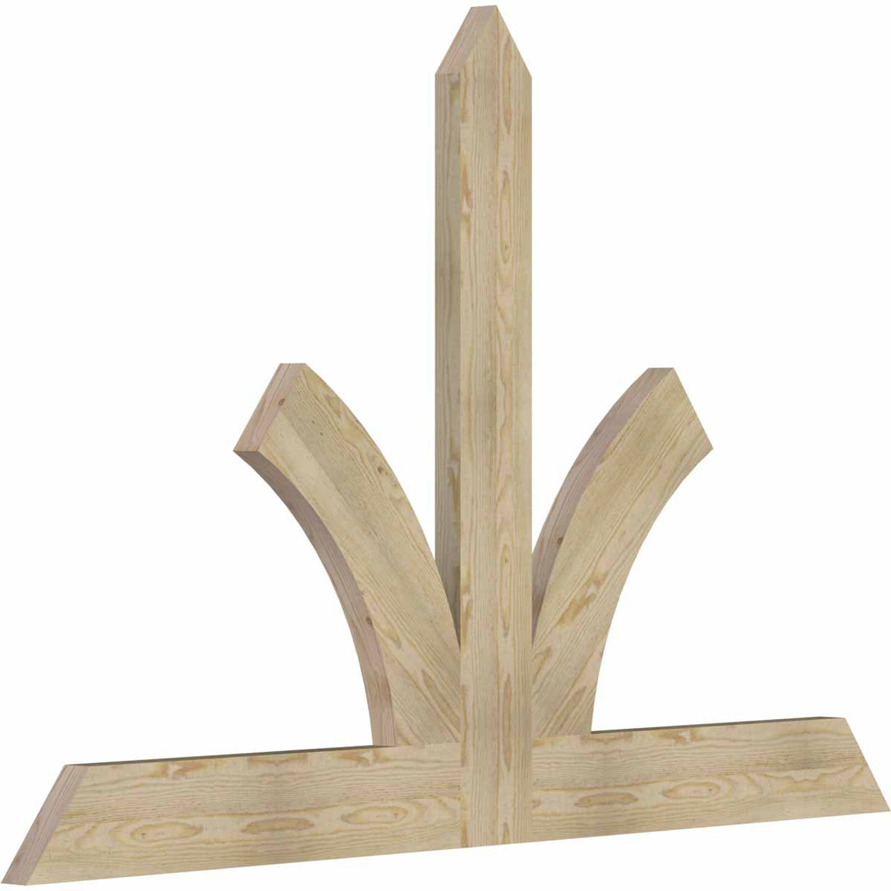 16/12 Pitch Richland Rough Sawn Timber Gable Bracket GBW072X48X0206RIC00RDF