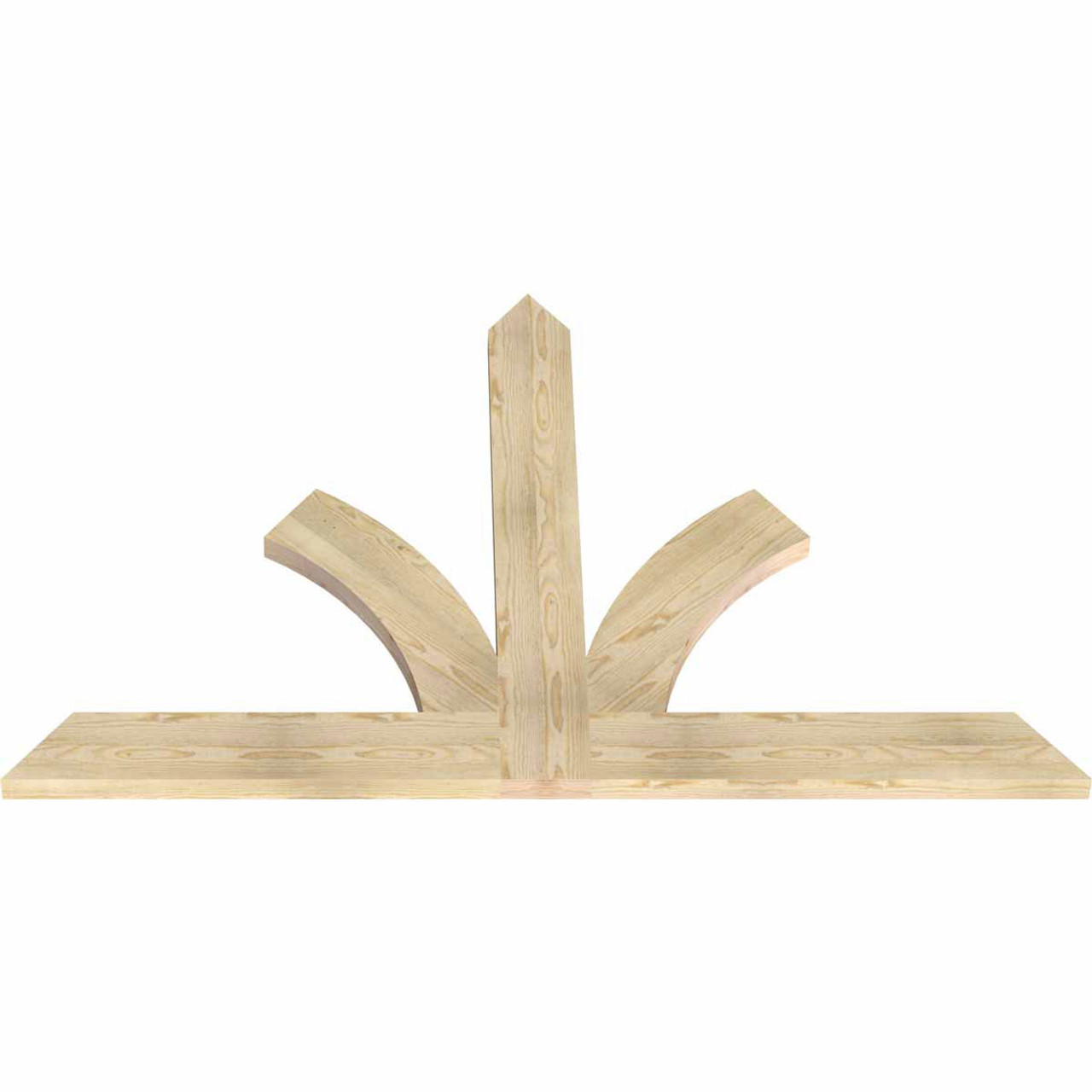 16/12 Pitch Richland Rough Sawn Timber Gable Bracket GBW072X48X0206RIC00RDF